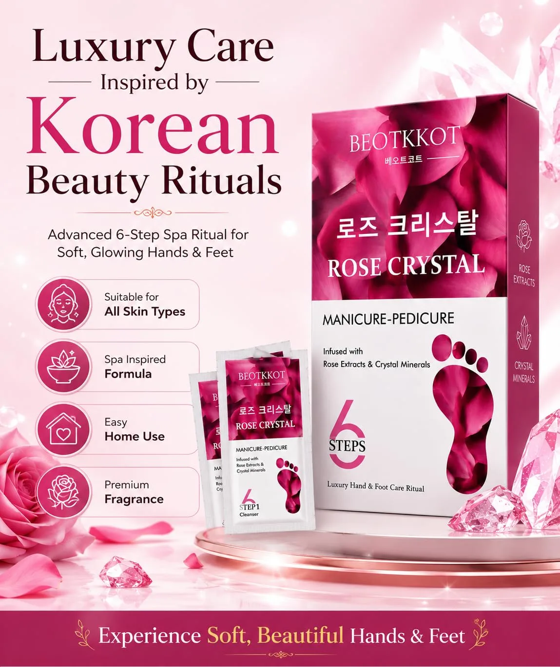 Rose Crystal Manicure Pe - view 6