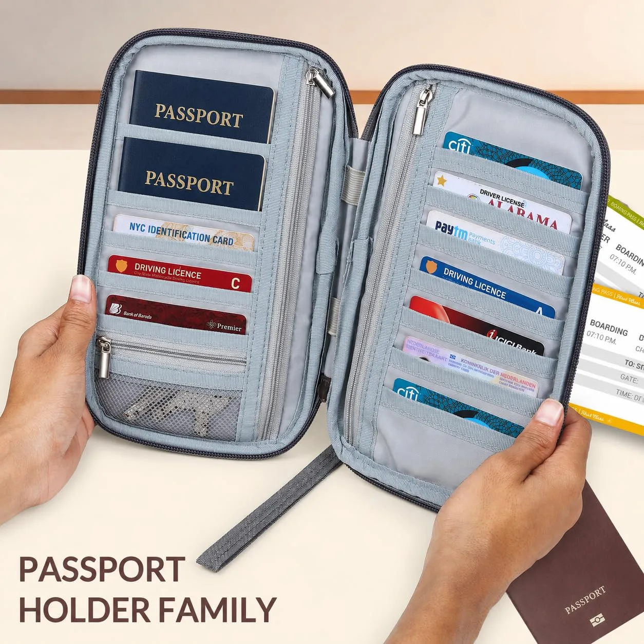 best travel passport cover - Wooum Passport Holder for Famil 3 Wooum Passport Holder for - view 3