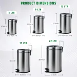 Robustt Dustbin with Pedal - view 8