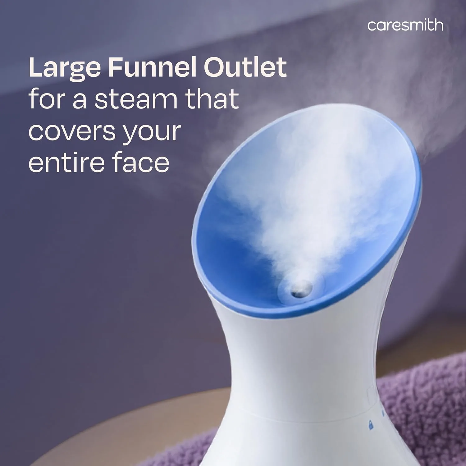 In-Depth Review: best face steamer machine - CARESMITH 2 In 1 Face Steamer + Steamer For Cold & Cough | 16 Mins Of Natural Steam With 170Ml Large 10 CARESMITH 2 In 1 Face Steamer - view 9