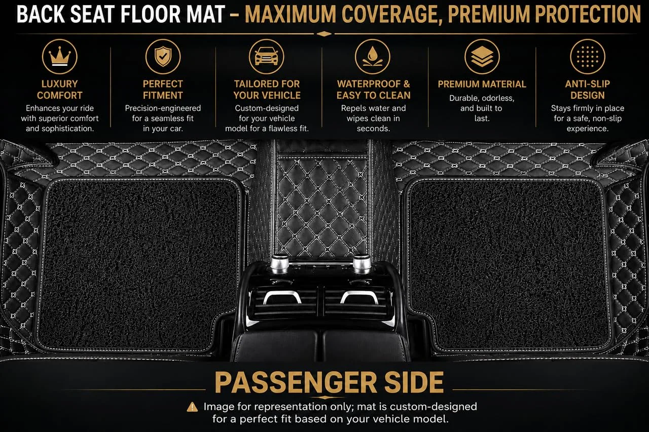 In-Depth Review: best car floor mats - 7D car mat Full Set for Tata Sierra (Model : 2025) || Luxury Leather Double Car Floor Mat Complete Set || 100% 4 7D car mat Full Set fo - view 3