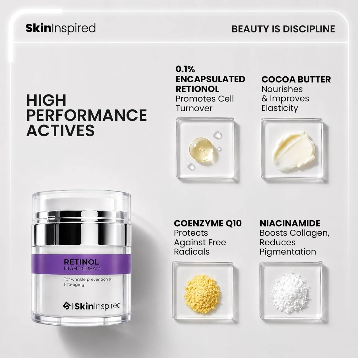 In-Depth Review: best anti aging cream - SkinInspired Retinol Night Cream For Wrinkles & Anti-Aging | 0.1% Retinol Which Is Encapsulated | Lightw 9 SkinInspired Retinol Night Cream - view 8