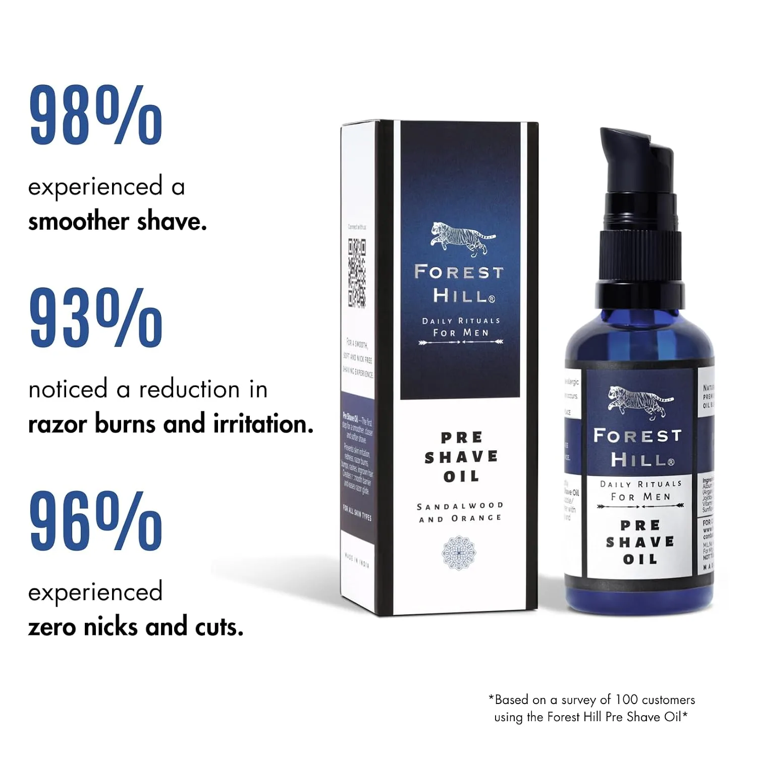 In-Depth Review: best pre shave oil - Forest Hill Premium Pre Shave For Men With Sandalwood & Orange For Smooth & Moisturize Shaved Skin, Bl 8 Forest Hill Premium Pre Sh - view 7
