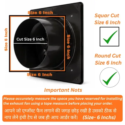 6 Inch Exhaust Fan fo - view 2