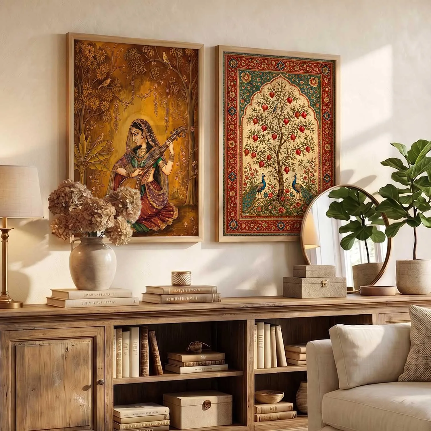 In-Depth Review: best madhubani painting - kotart Madhubani Art Wall Painting Traditional Home Decoration With Frame For Living Room Bed Room Hotel Wa 9 kotart Madhubani Art Wall - view 8
