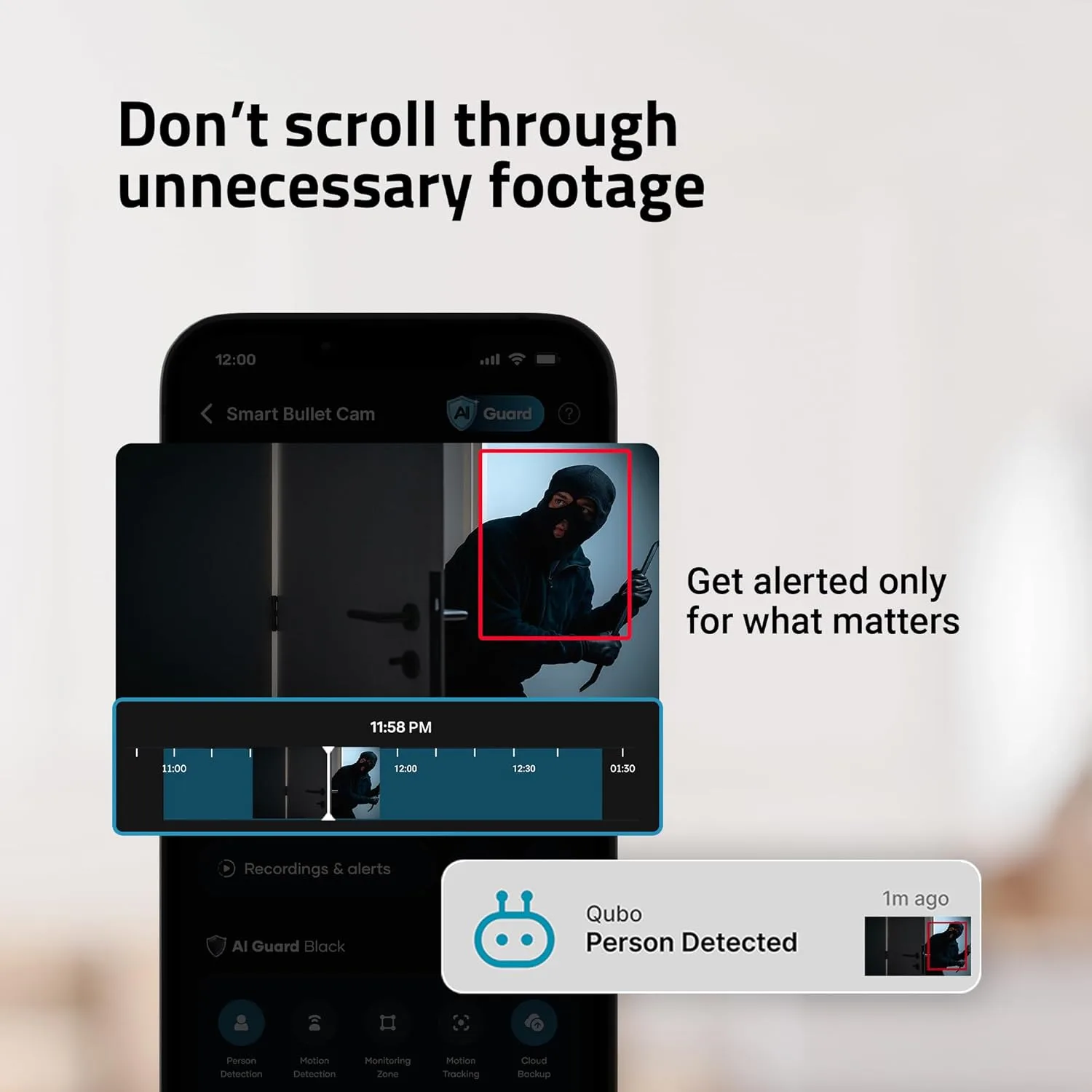 Qubo Smart Cam 360° 3MP - view 12