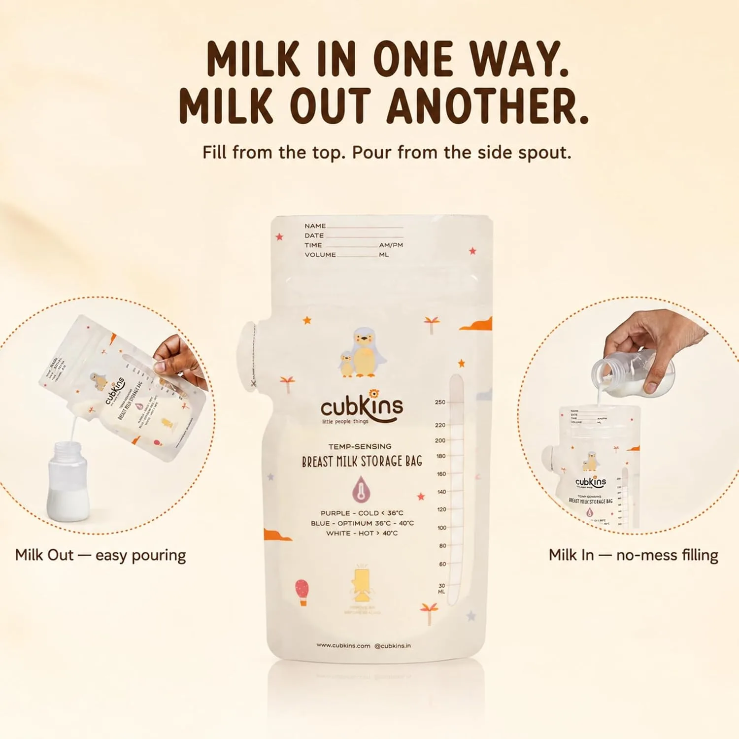 best baby milk storage bag view 3