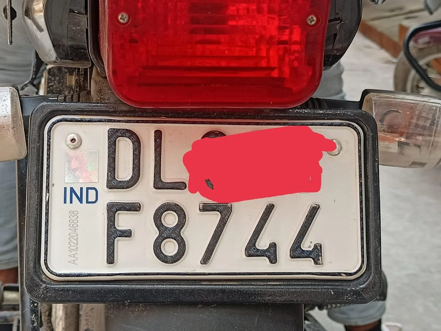 Metal Number Plate Frame - view 5