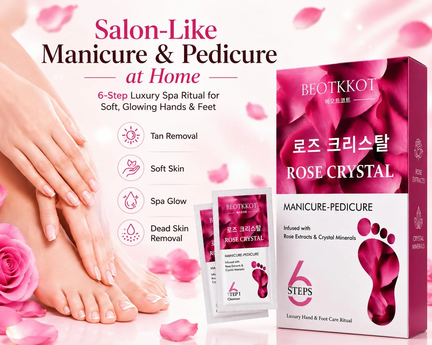 Rose Crystal Manicure Pe - view 5