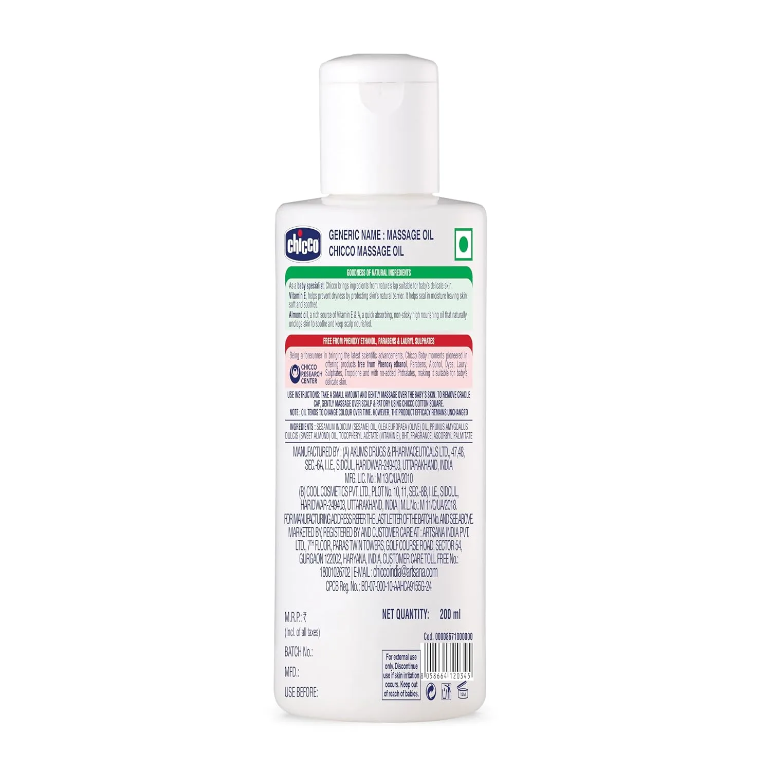 In-Depth Review: best baby oil massage - Chicco Baby Moments Massage Oil, New Advanced Non-sticky & Moisturizing Formula, Suitable for Baby’s S 10 Chicco Baby Moments Massag - view 9