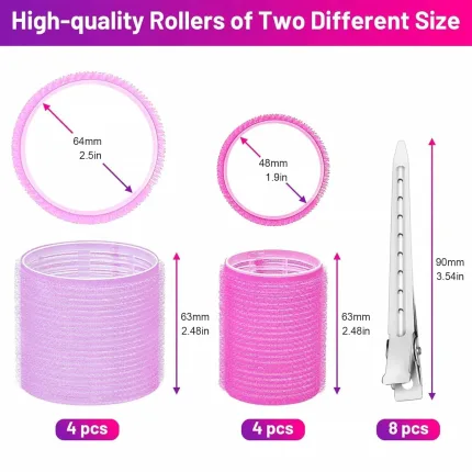 FITVERT 8 Pcs Self Grip Hai - view 2