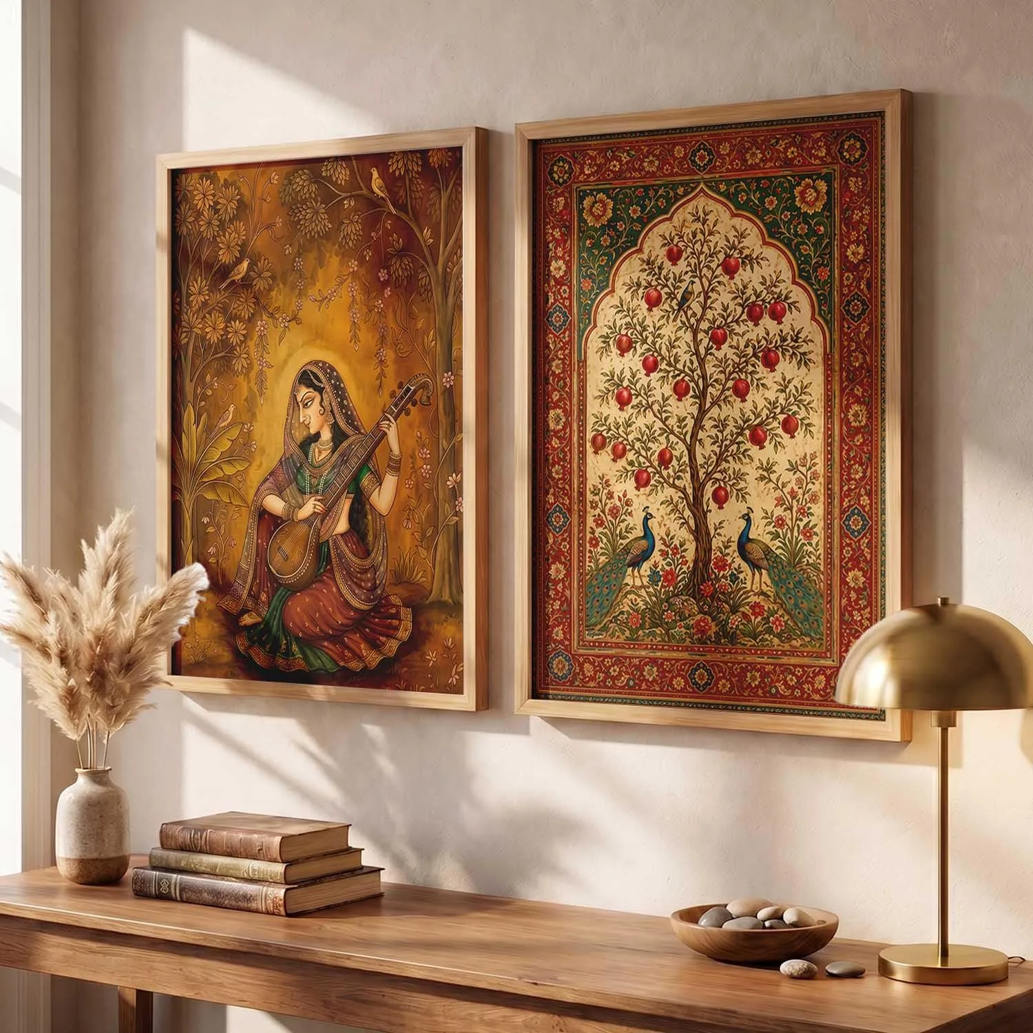 In-Depth Review: best madhubani painting - kotart Madhubani Art Wall Painting Traditional Home Decoration With Frame For Living Room Bed Room Hotel Wa 6 kotart Madhubani Art Wall - view 5