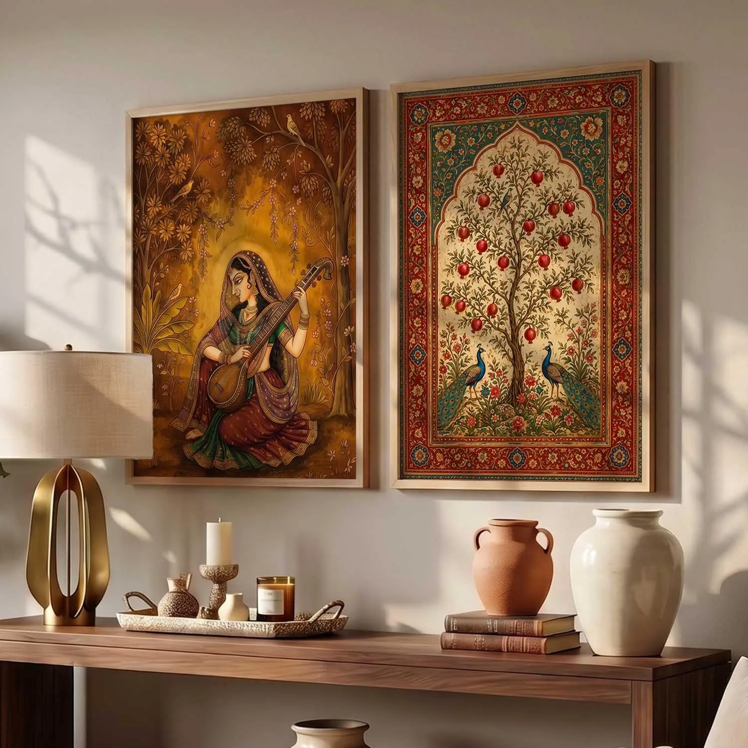 In-Depth Review: best madhubani painting - kotart Madhubani Art Wall Painting Traditional Home Decoration With Frame For Living Room Bed Room Hotel Wa 5 kotart Madhubani Art Wall - view 4