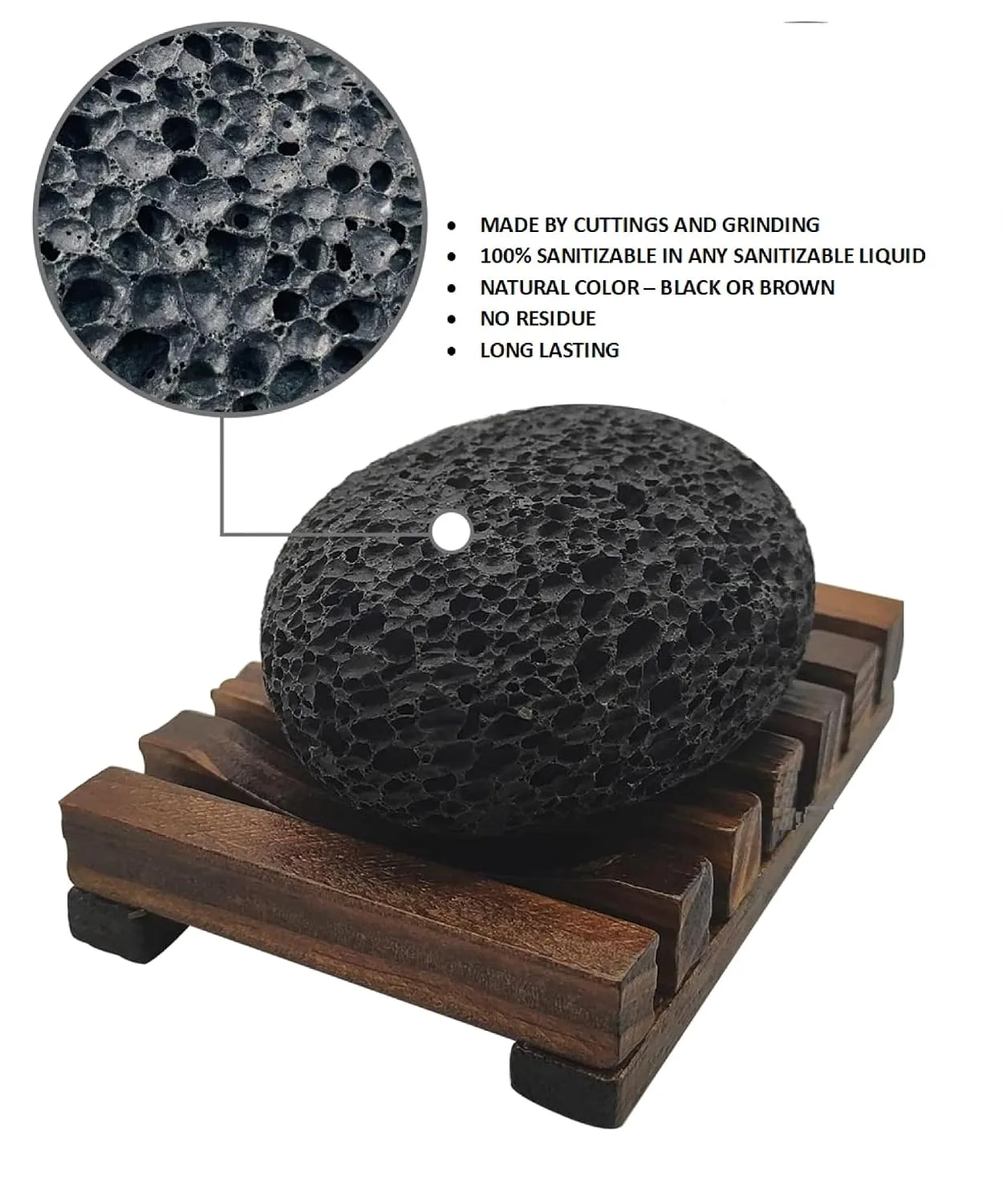 In-Depth Review: best pumice stone feet - Cuccio Naturale Natural Earth Lava Pumice Stone Foot and Elbow Pumice Premium Scrubber Callus Remover for Fe 4 Cuccio Naturale Natural Ea - view 3