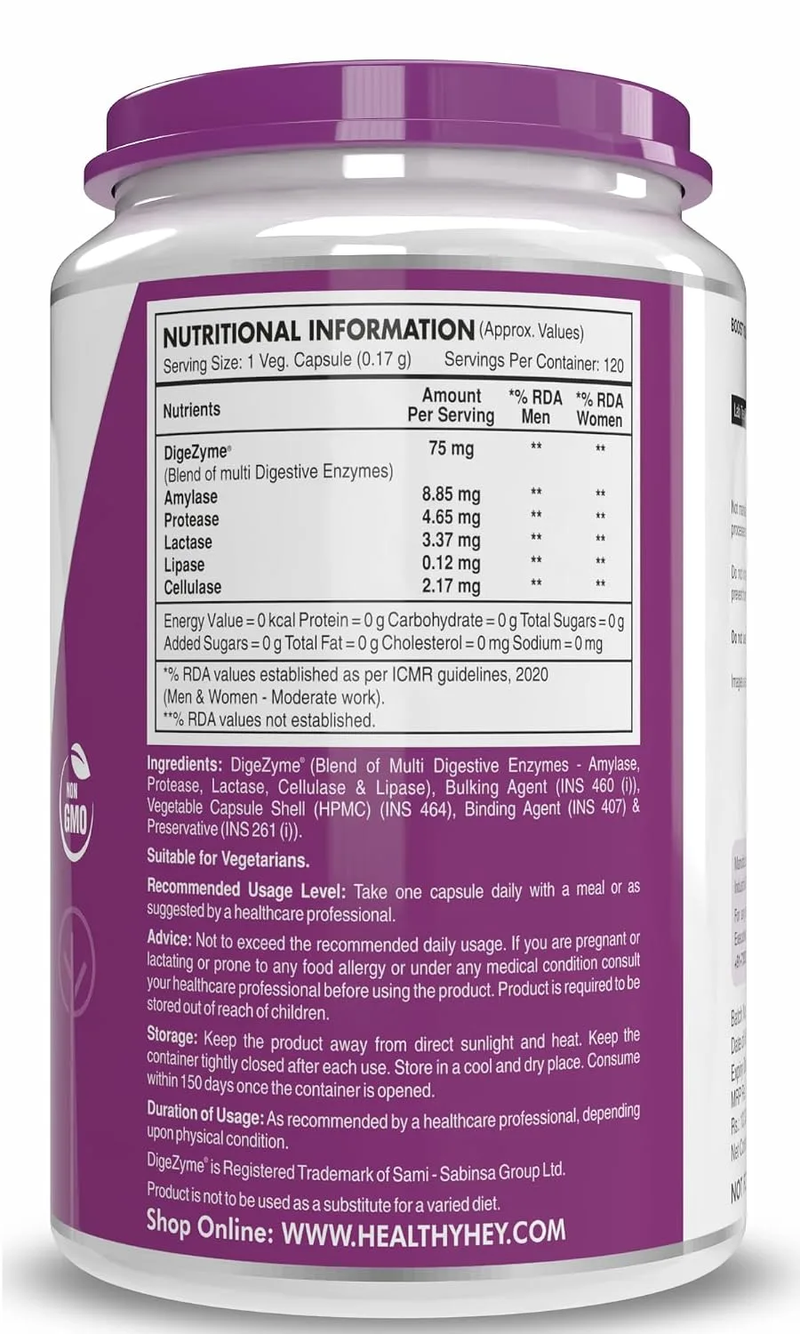 HealthyHey Nutrition Digestive - view 3