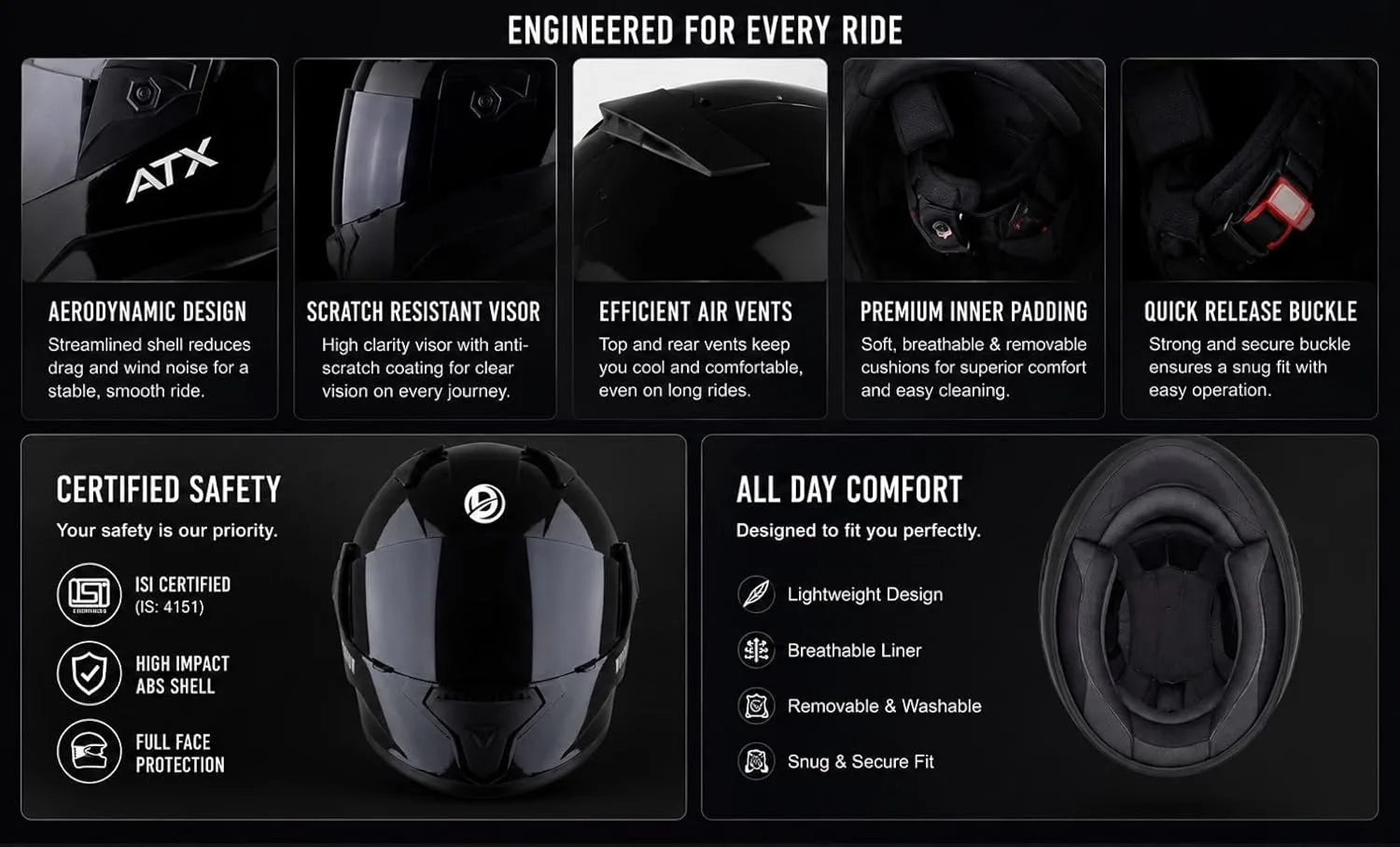 best bike helmet visor - DELETION Full Face Bike Helmet Blac 7 DELETION Full Face Bike Helm - view 7