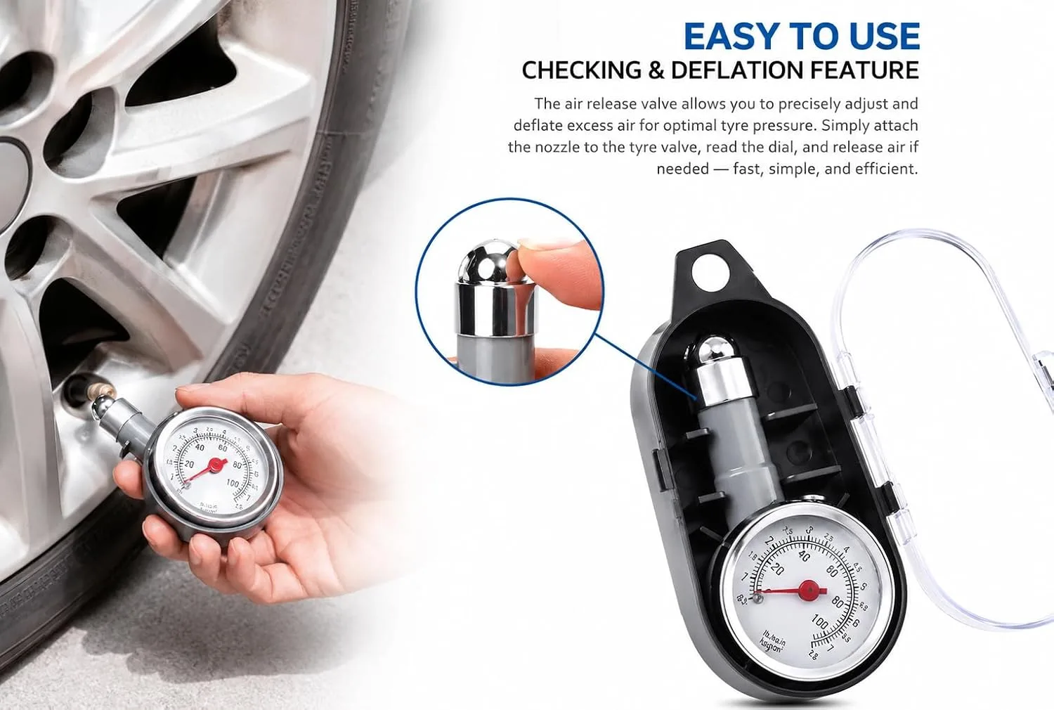 100PSI Analog Meter Tire P - view 5