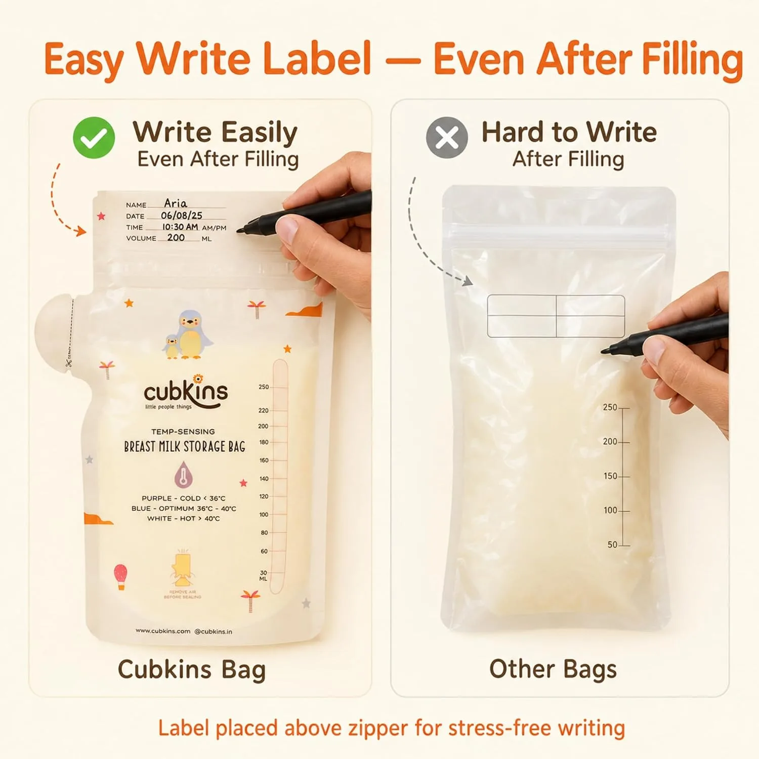 best baby milk storage bag view 6