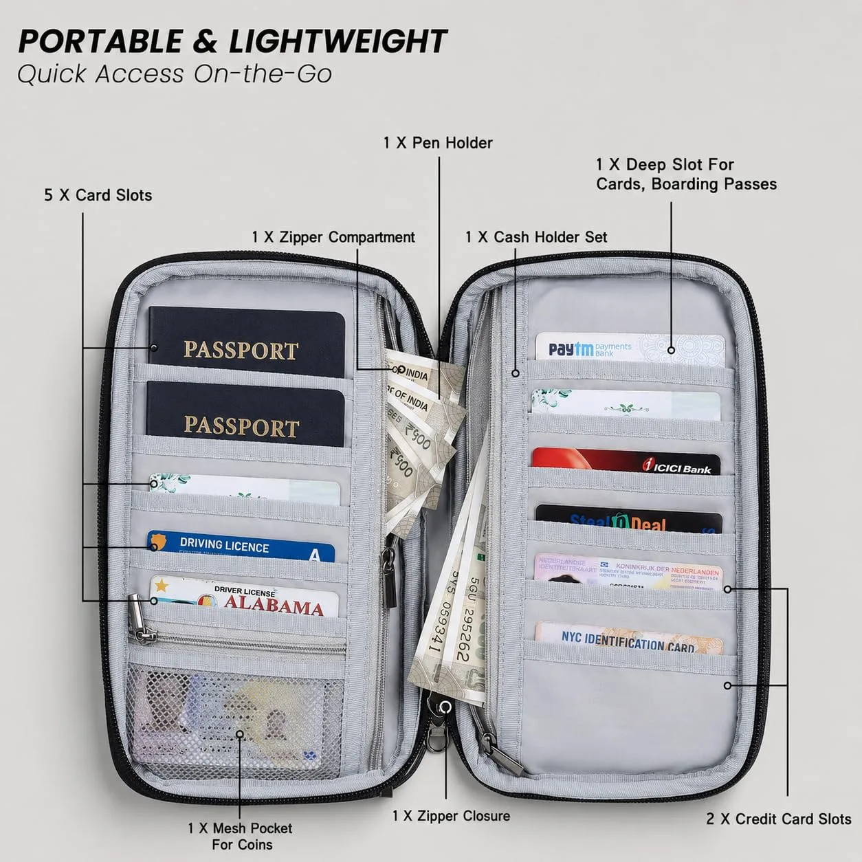 best travel passport cover - Wooum Passport Holder for Famil 6 Wooum Passport Holder for - view 6