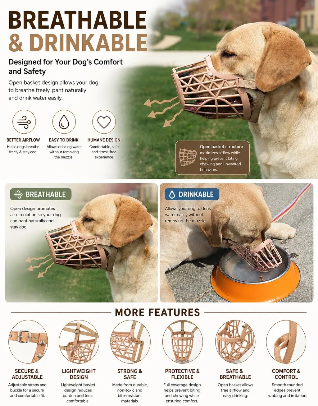 RvPaws Dog Mouth Cover Muz - view 6