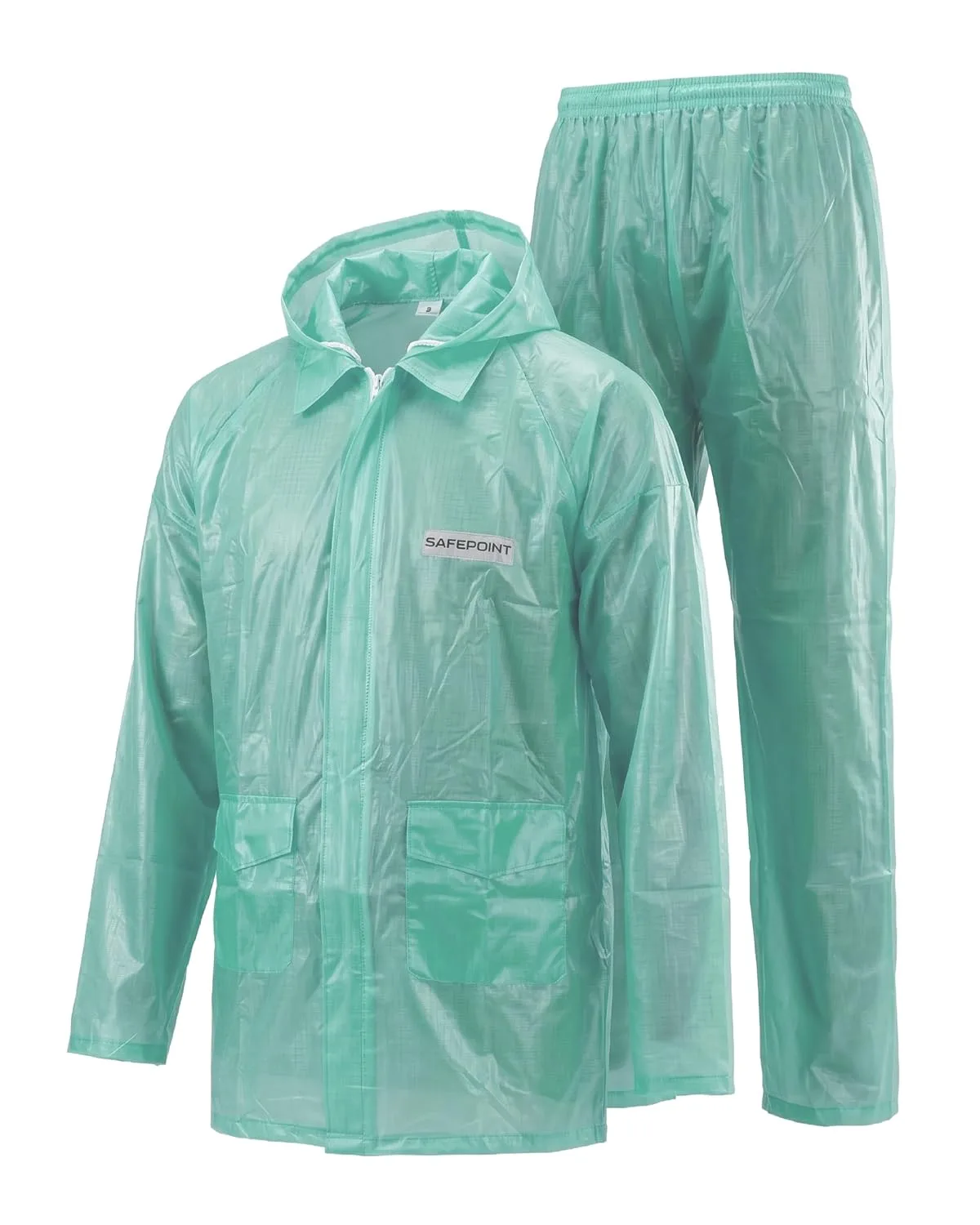 In-Depth Review: best bike rain suit - Destinio Rainsuit Jacket & Pant Set | PVC Waterproof Poncho Raincoat for Men Women | Hooded Full Body Rain 3 best bike rain suit view 1