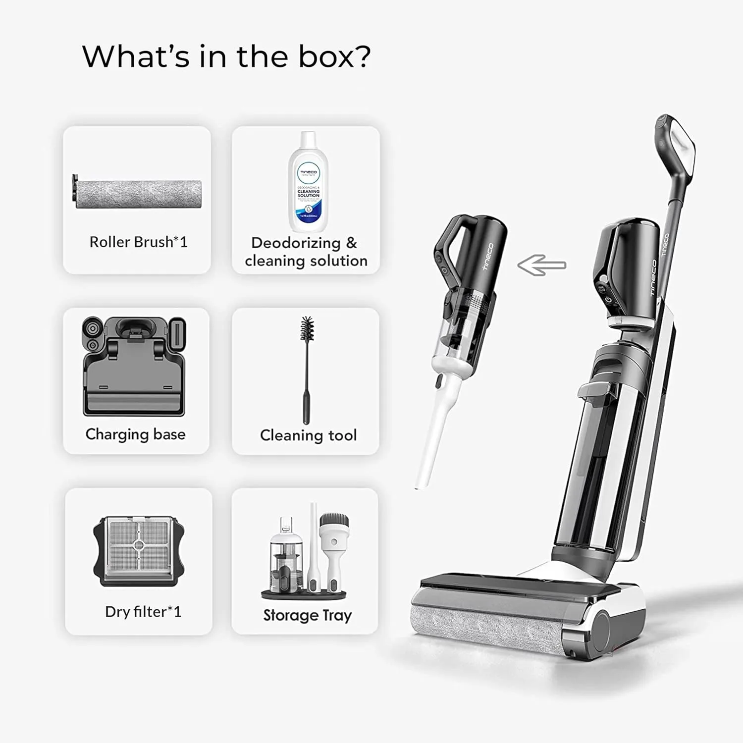 In-Depth Review: best wet dry vacuum - Tineco S5 Combo Cordless Wet & Dry Vacuum Cleaner, Converts to Handvac, Lightweight & Self-Propelled, 7 Tineco S5 Combo Cordless W - view 6