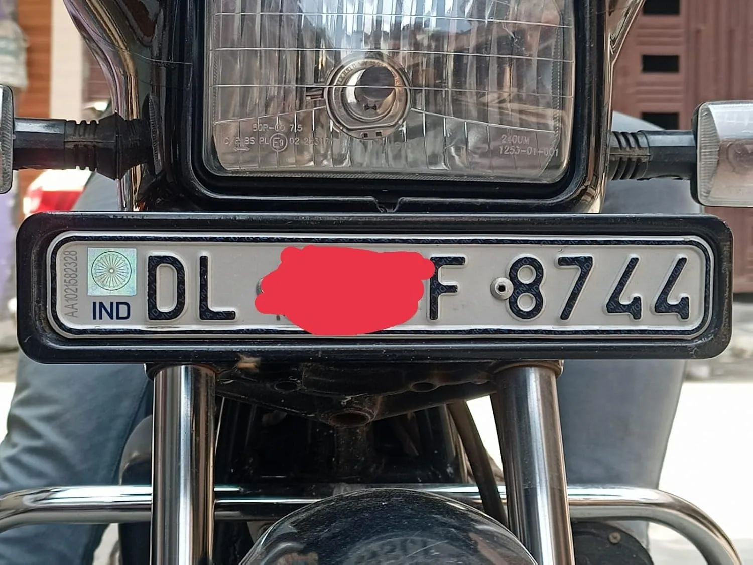 Metal Number Plate Frame - view 6