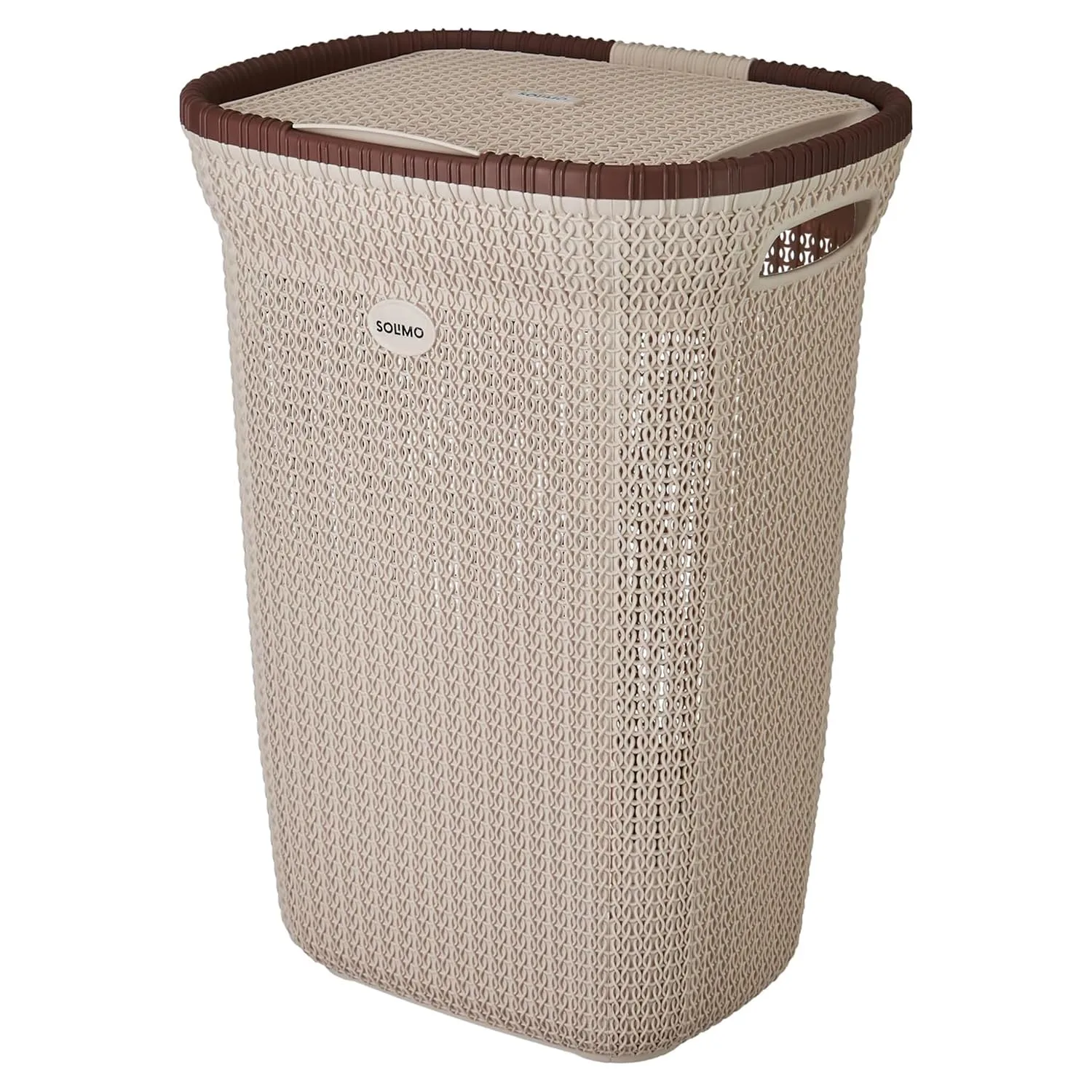 In-Depth Review: best laundry basket - Amazon Brand – Solimo Plastic Knit Laundry Basket – Big – 55 Litres – 44 Cm X 35 Cm X 6 1 best laundry basket