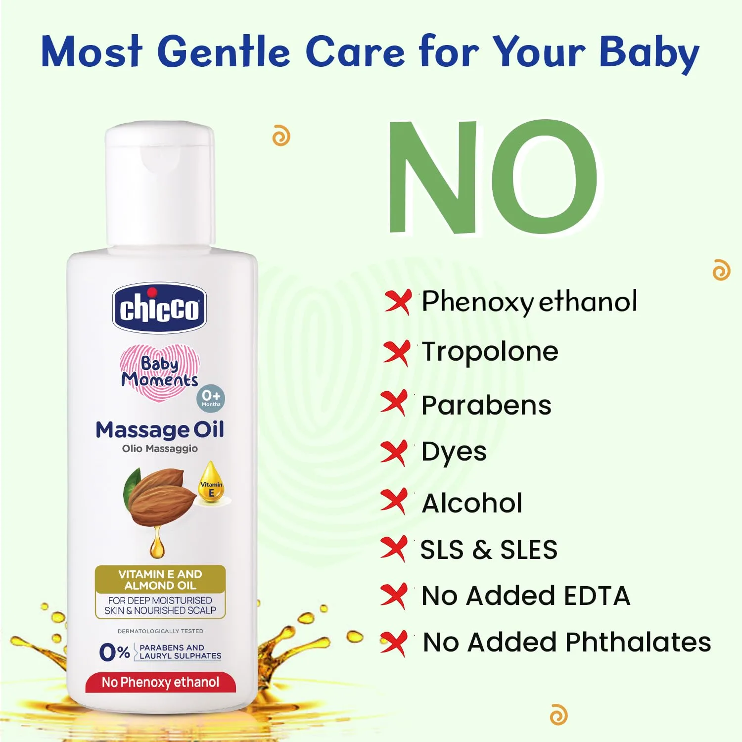 In-Depth Review: best baby oil massage - Chicco Baby Moments Massage Oil, New Advanced Non-sticky & Moisturizing Formula, Suitable for Baby’s S 8 Chicco Baby Moments Massag - view 7