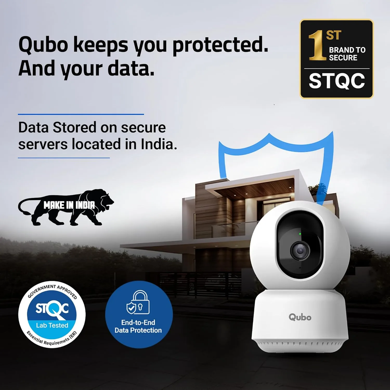 Qubo Smart Cam 360° 3MP - view 13