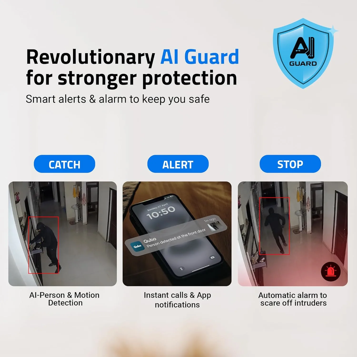Qubo Smart Cam 360° 3MP - view 7