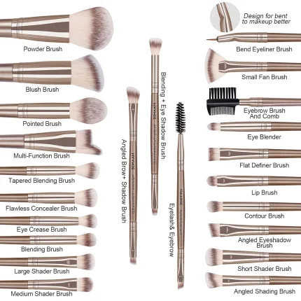 MAANGE Makeup Brush Set 23 - view 2