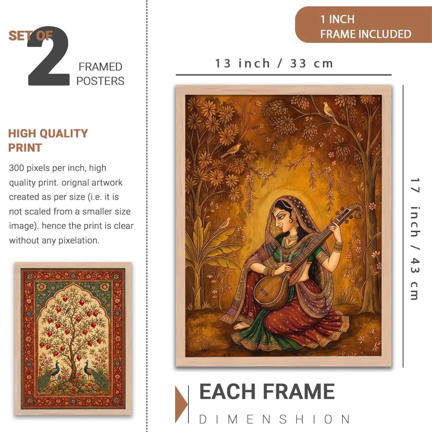 In-Depth Review: best madhubani painting - kotart Madhubani Art Wall Painting Traditional Home Decoration With Frame For Living Room Bed Room Hotel Wa 3 kotart Madhubani Art Wall - view 2