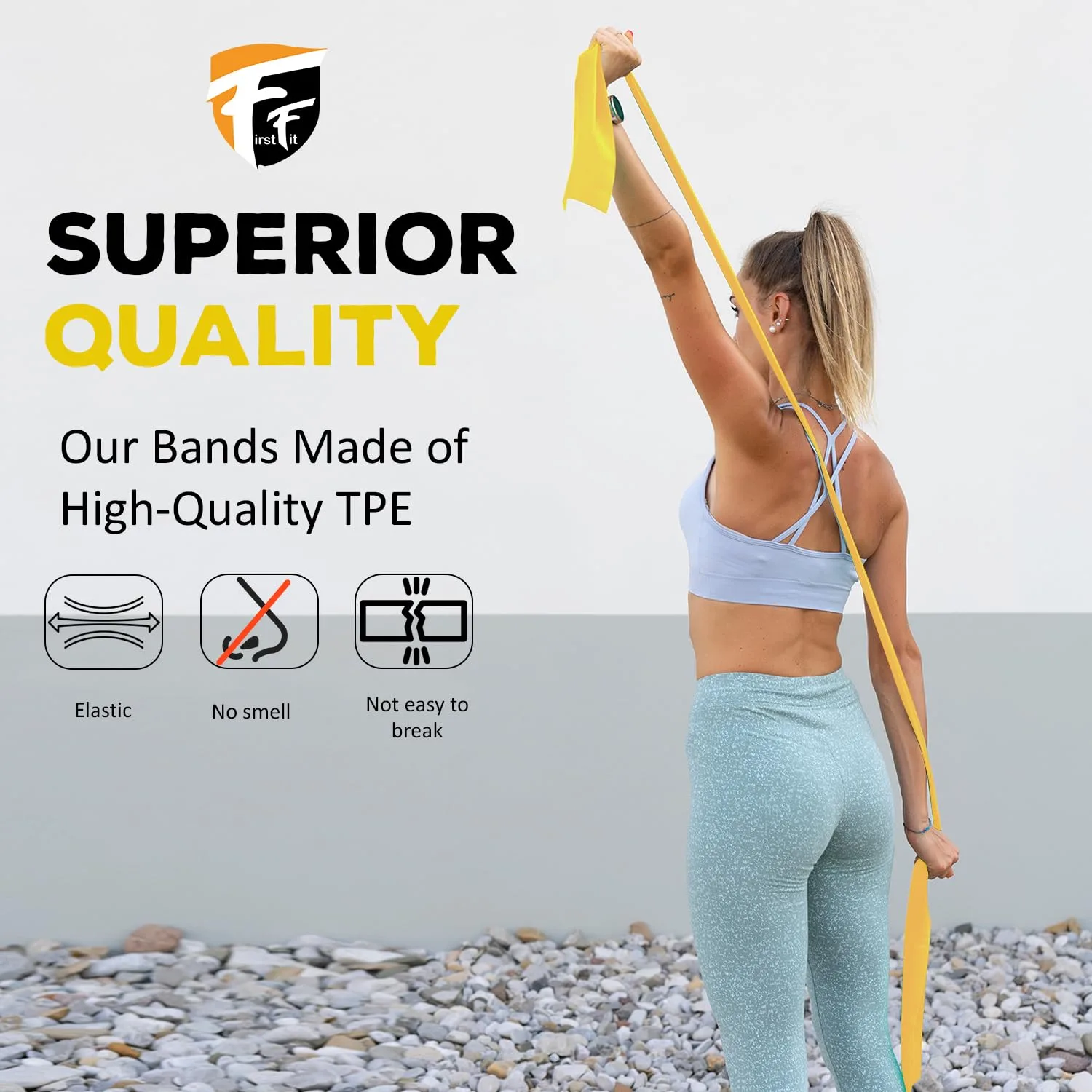 In-Depth Review: best hand grip strengthener - FirstFit Resistance Bands Exercise Elastic Bands Latex Bands for Pilates Yoga Phycial Therapy Rehab Hom 3 FirstFit Resistance Bands Ex - view 2