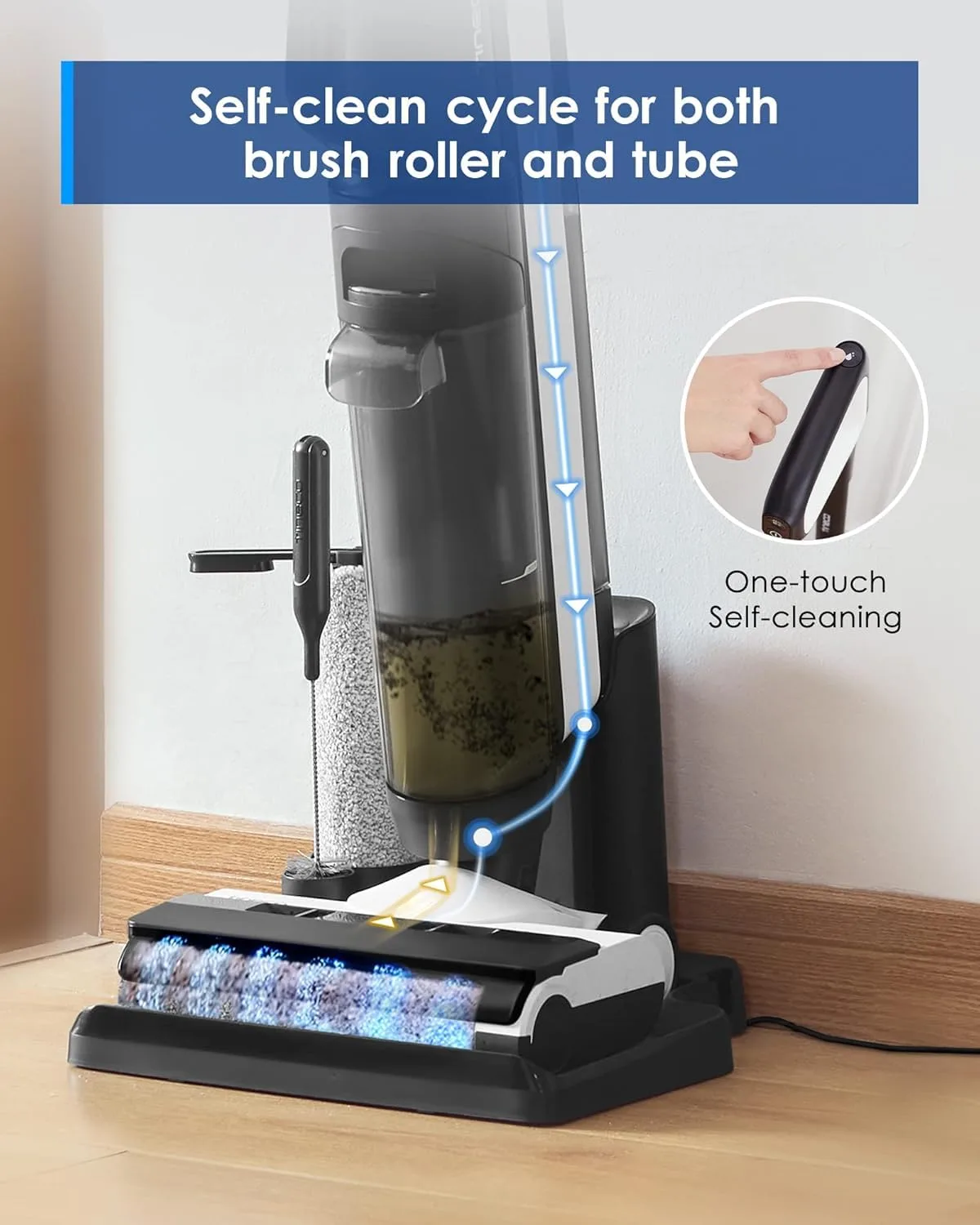 In-Depth Review: best wet dry vacuum - Tineco S5 Combo Cordless Wet & Dry Vacuum Cleaner, Converts to Handvac, Lightweight & Self-Propelled, 5 Tineco S5 Combo Cordless W - view 4