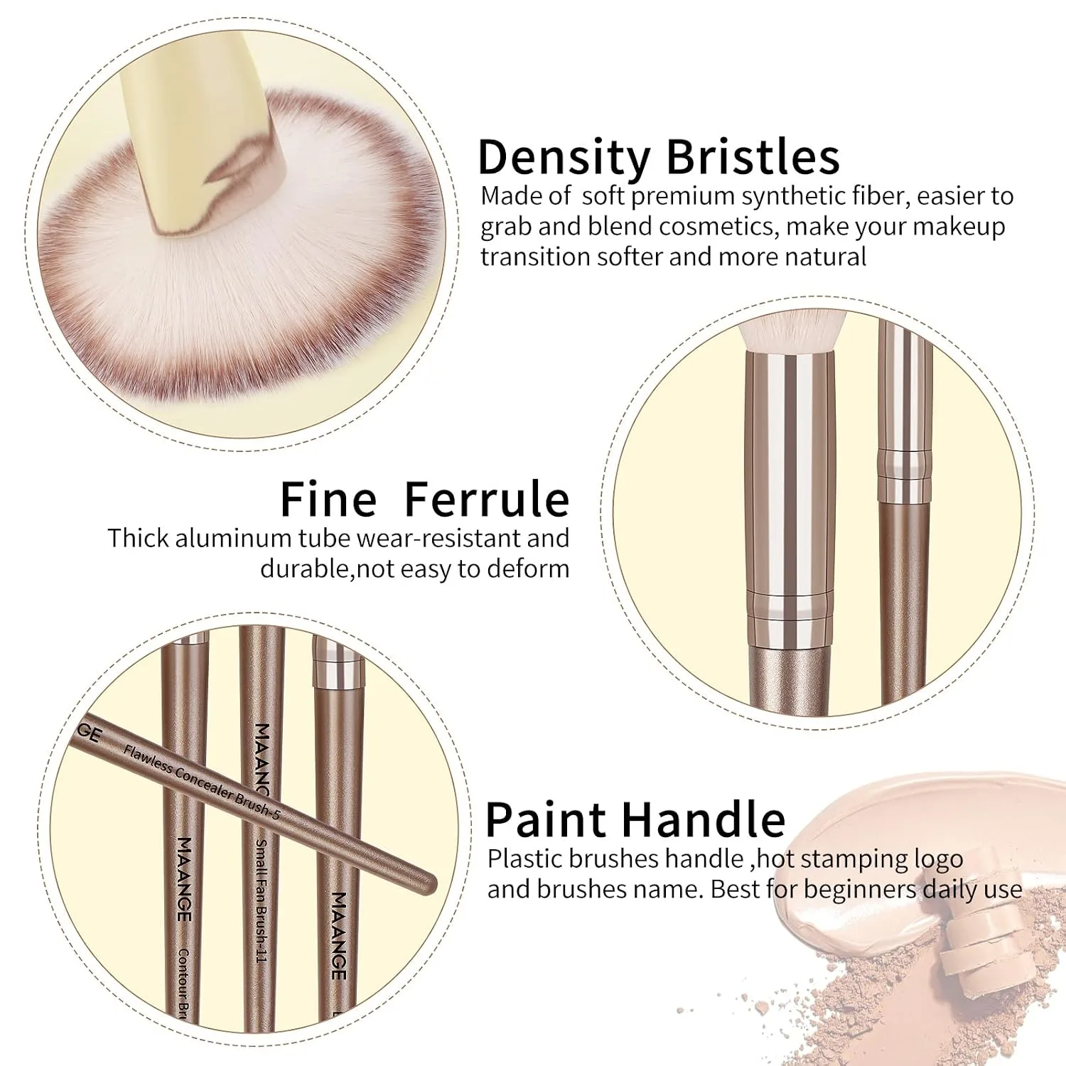 MAANGE Makeup Brush Set 23 - view 3