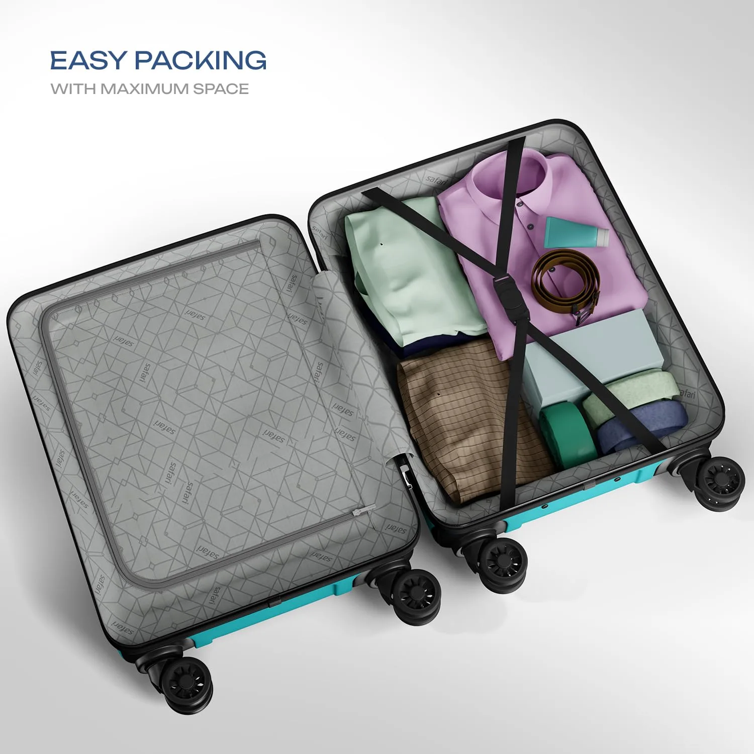 best hard shell suitcase - Safari Pentagon Pro 8 Wheels Spin 5 Safari Pentagon Pro 8 Whee - view 5