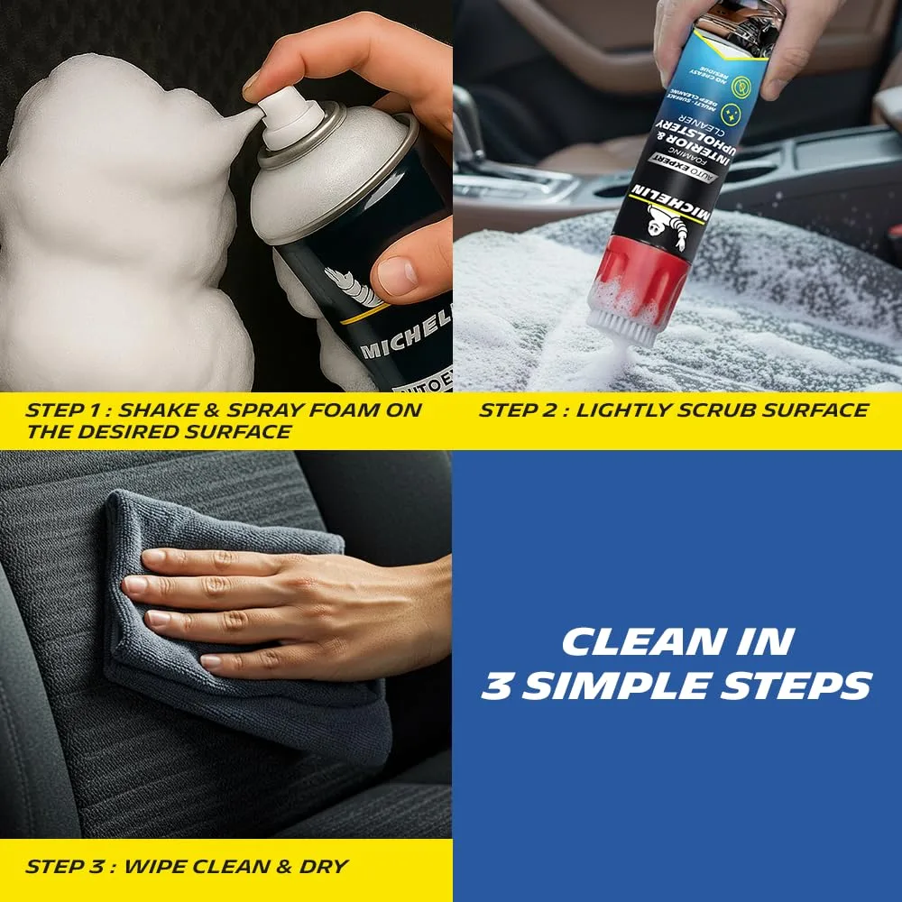 best car interior cleaner - Michelin Foaming Interior Cleane 7 Michelin Foaming Interior Cl - view 7