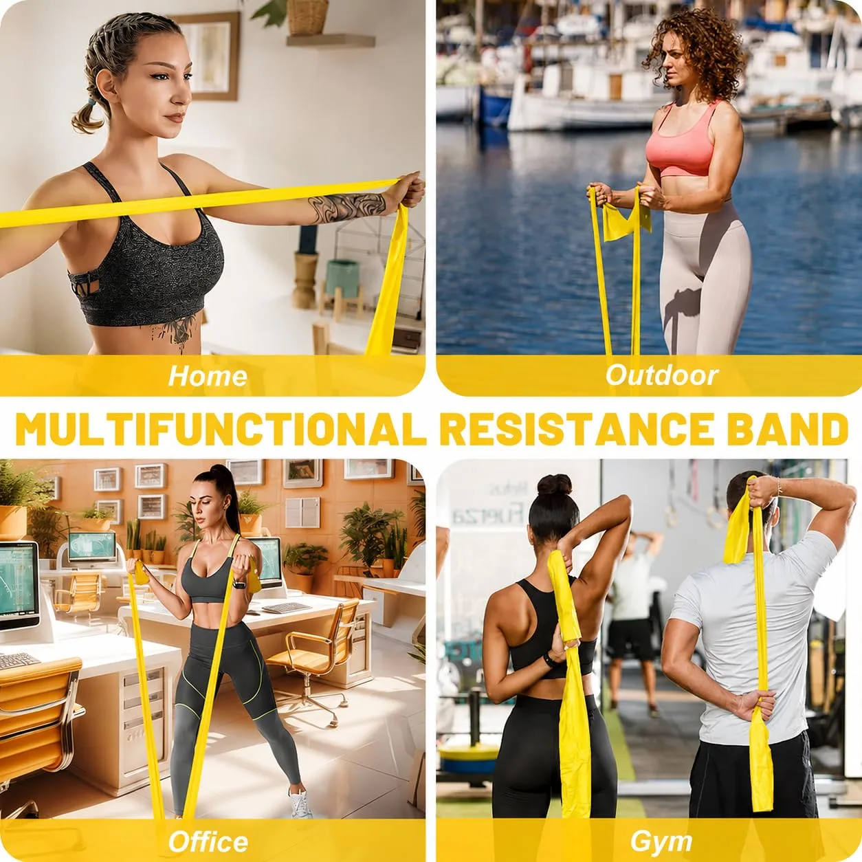 In-Depth Review: best hand grip strengthener - FirstFit Resistance Bands Exercise Elastic Bands Latex Bands for Pilates Yoga Phycial Therapy Rehab Hom 8 FirstFit Resistance Bands Ex - view 7