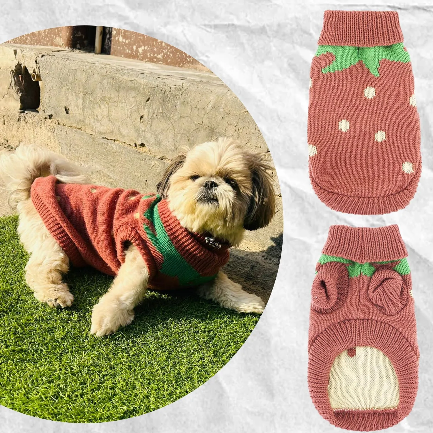 Lulala Dog Sweater, Knitte - view 5