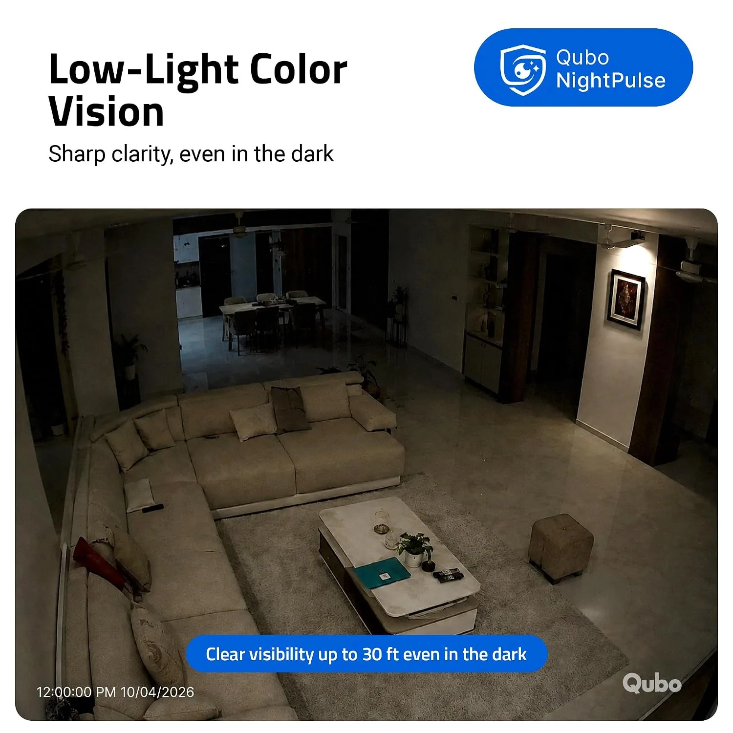 Qubo Smart Cam 360° 3MP - view 4