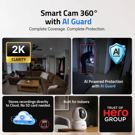Qubo Smart Cam 360° 3MP - view 2