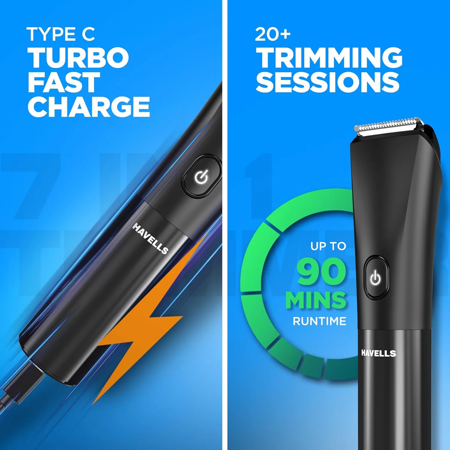 best mustache trimmer - Havells Beard & Hair 7 in 1 Tri 6 Havells Beard & Hair 7 - view 6