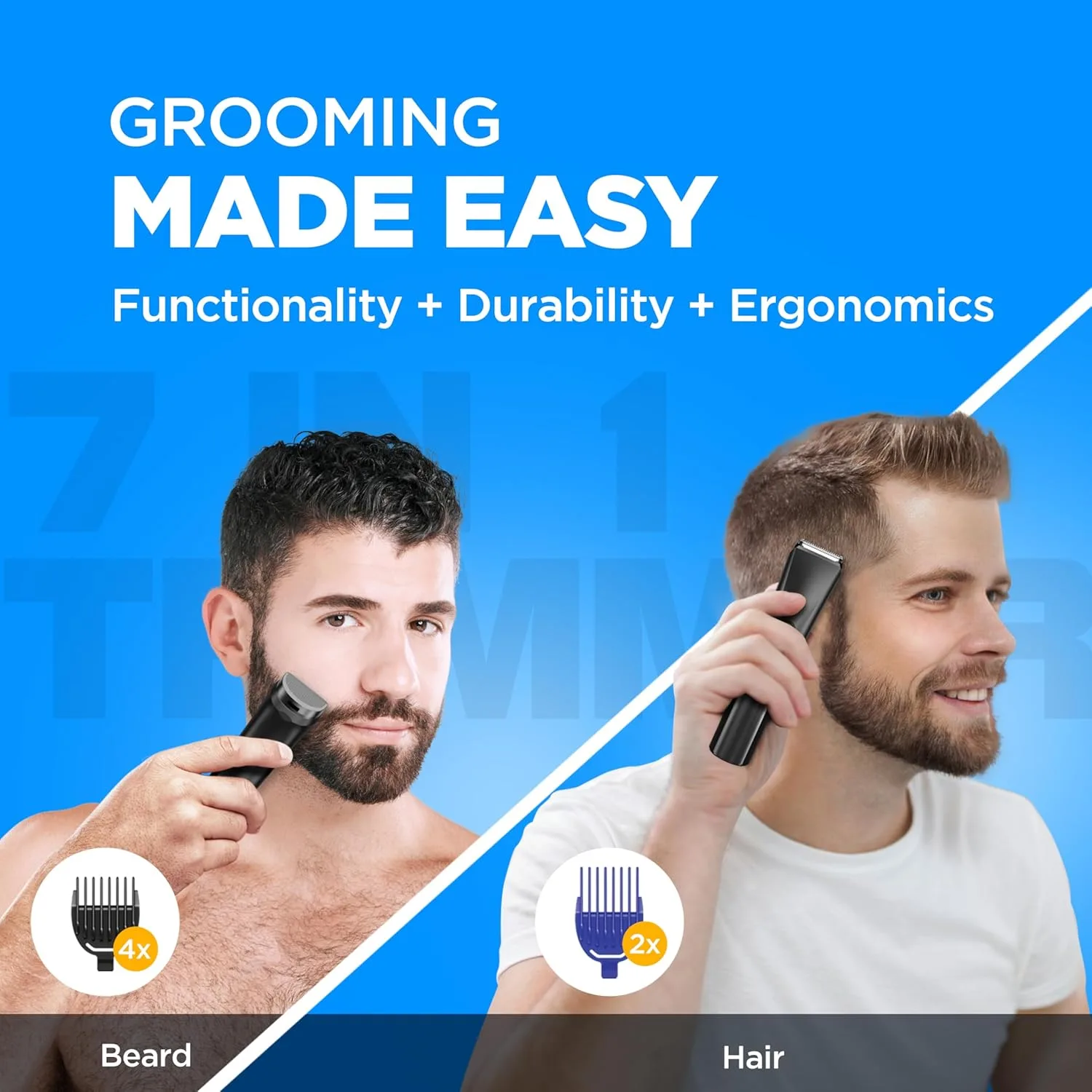 best mustache trimmer - Havells Beard & Hair 7 in 1 Tri 4 Havells Beard & Hair 7 - view 4