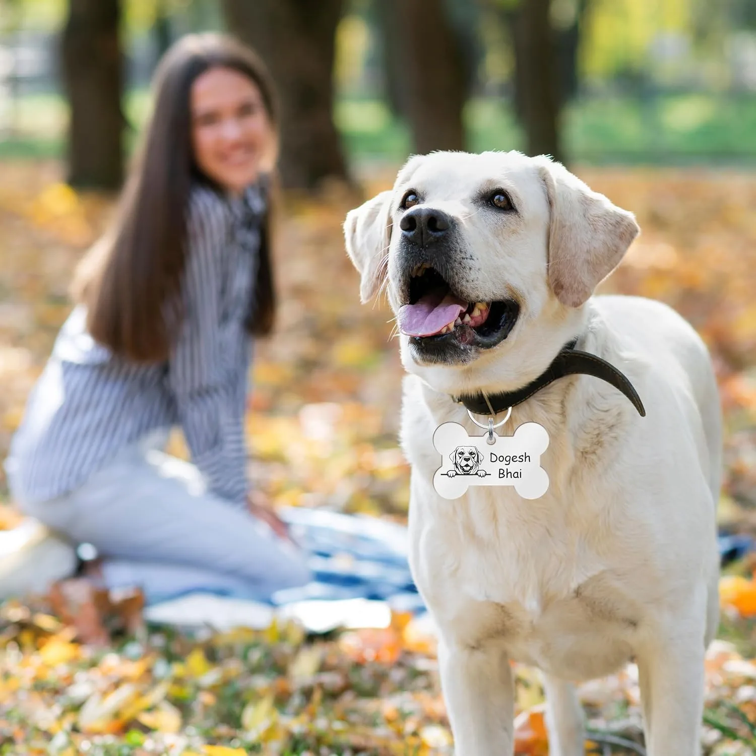 In-Depth Review: best dog id tag - best dog id tag – Customized Dog ID Tags Personalize Black L 6 Customized Dog ID Tags Persona - view 5