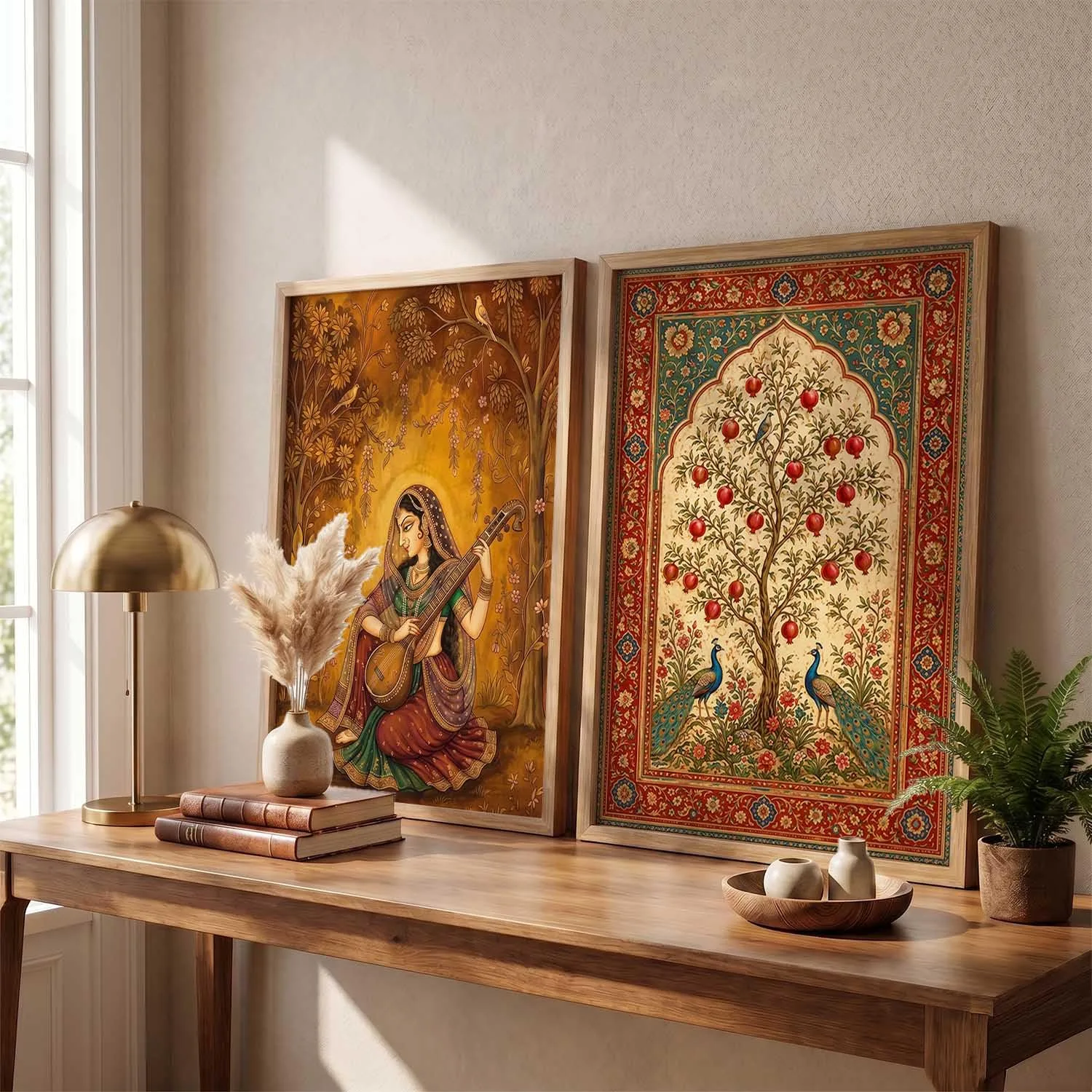 In-Depth Review: best madhubani painting - kotart Madhubani Art Wall Painting Traditional Home Decoration With Frame For Living Room Bed Room Hotel Wa 7 kotart Madhubani Art Wall - view 6