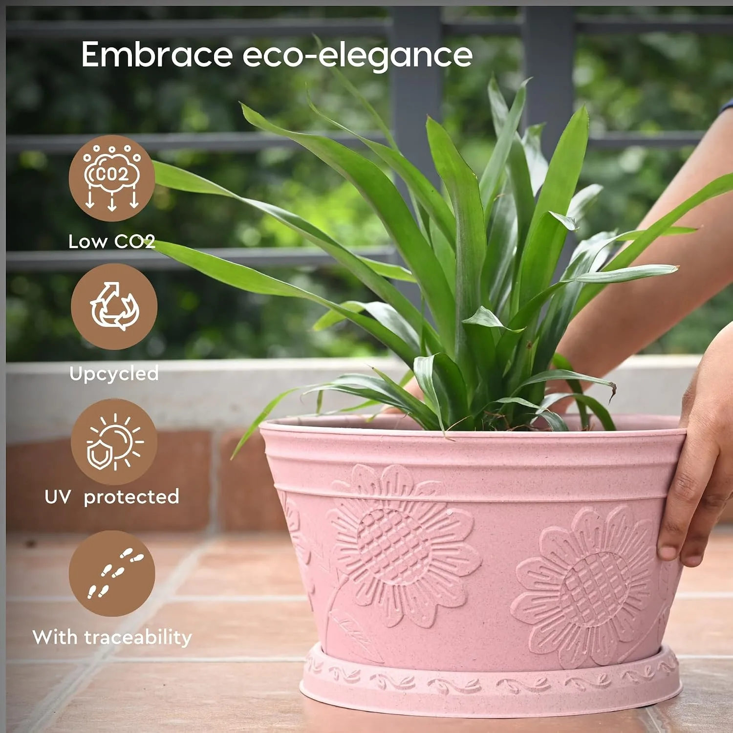 best planter pots decorative - Eha Earth Friendly Nile Plant 4 Eha Earth Friendly Nile - view 4