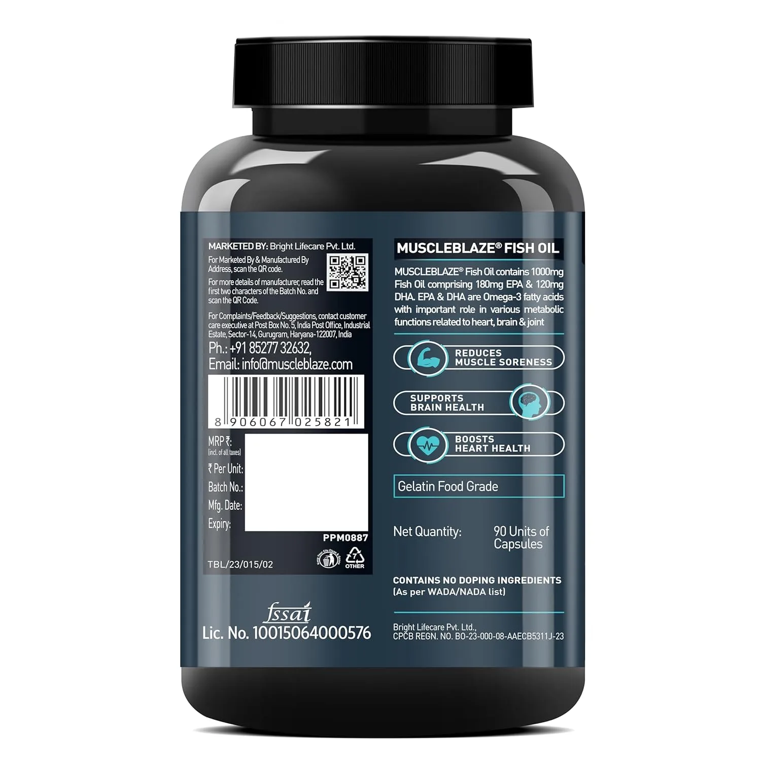 In-Depth Review: best fish oil capsules - MuscleBlaze Omega 3 Fish Oil, 90 Capsules | | best fish oil capsules 6 MuscleBlaze Omega 3 Fish Oil, 9 - view 5