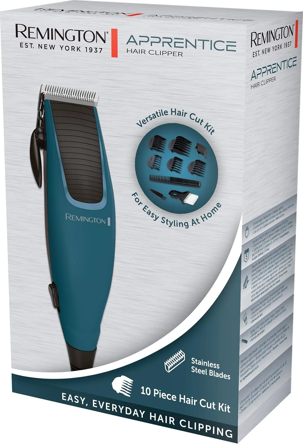 In-Depth Review: best hair clipper men - Remington Apprentice Hair Clipper Hair Trimmer HC5020 | Professional Corded Grooming Kit with Advanced Self-S 7 Remington Apprentice Hair Cli - view 6