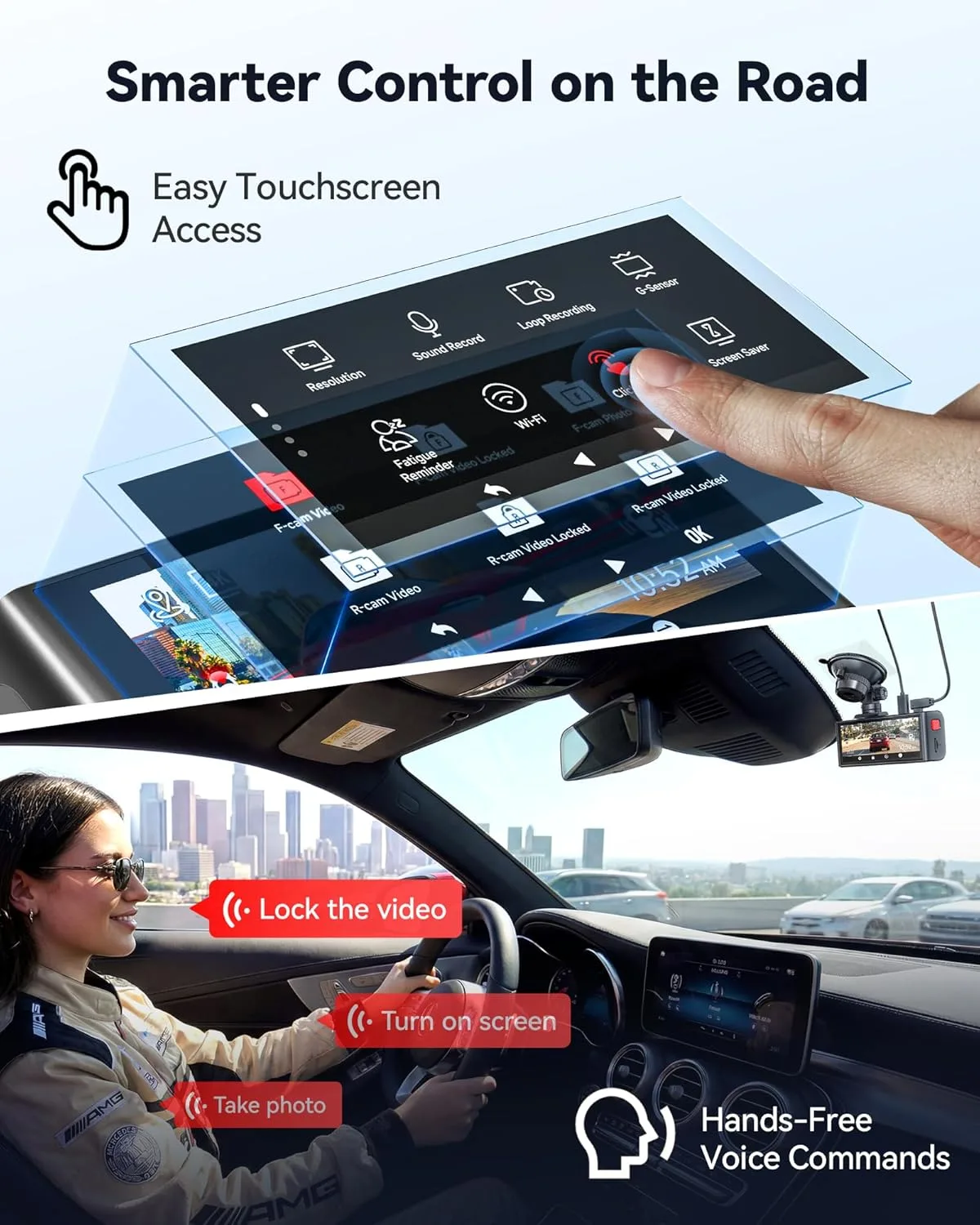In-Depth Review: best car dashboard camera - REDTIGER F7NA 4K Dual Dash Cam for Car with ADAS, STARVIS 2 IMX678 Sensor, 8MP UHD, 5GHz WiFi 6 Fast Down 6 REDTIGER F7NA 4K Dual Dash C - view 5